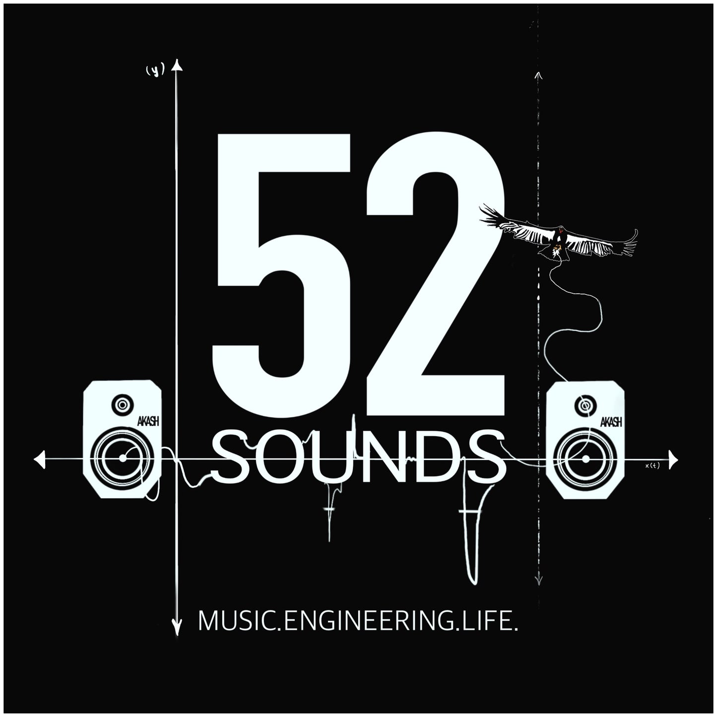 52 Sounds Official Logo Print