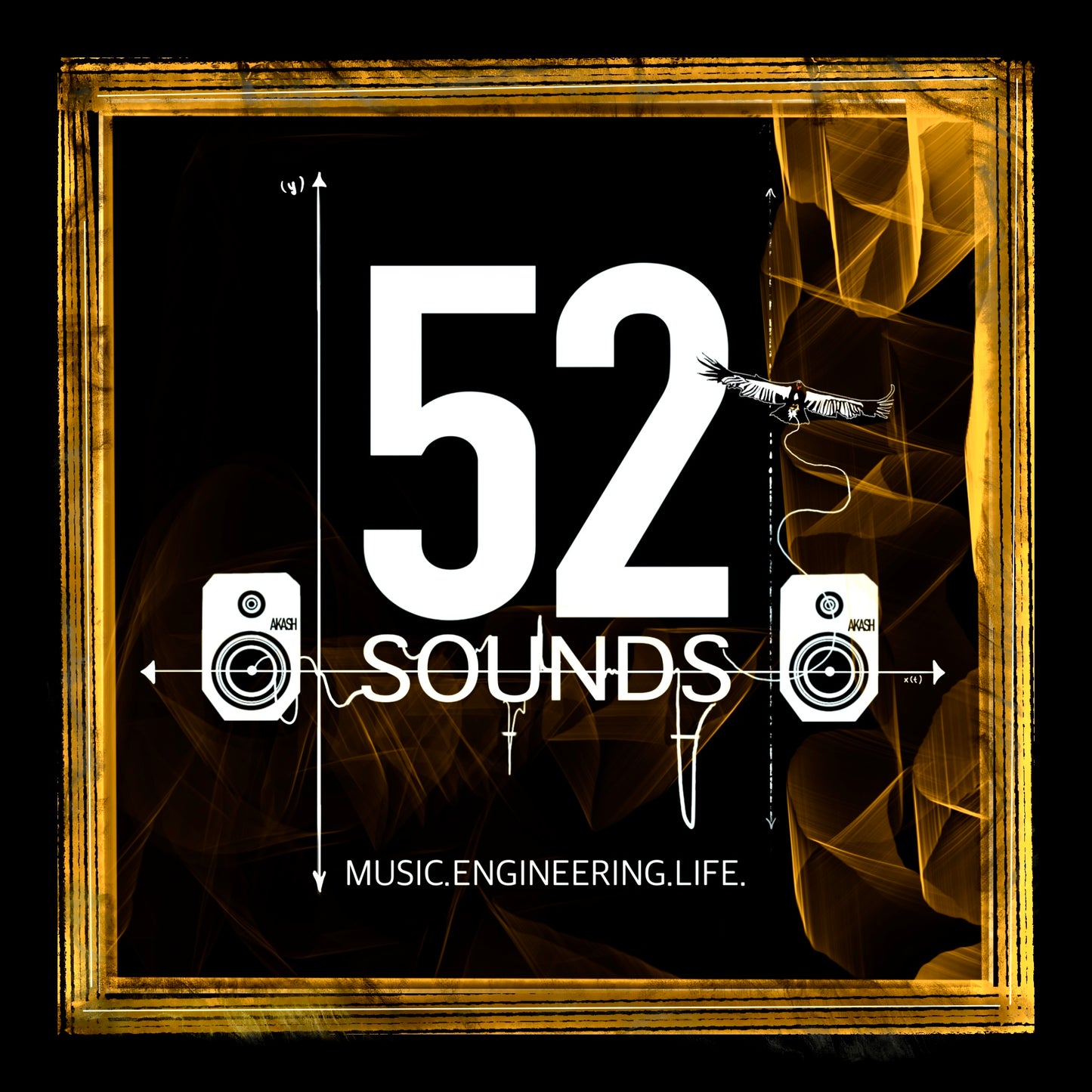 52 Sounds Official Logo Print